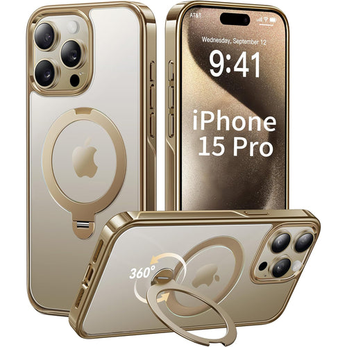 Cosmic Orange Glossy for iPhone Case Slim Polished Frame Titanium Alloy Sturdy Stand